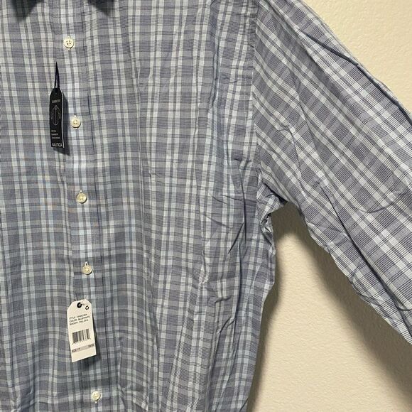 Nautica Classic Fit Bottom Up Long Sleeve Shirt Blue Men’s Size 17, 32/3… - Picture 4 of 12